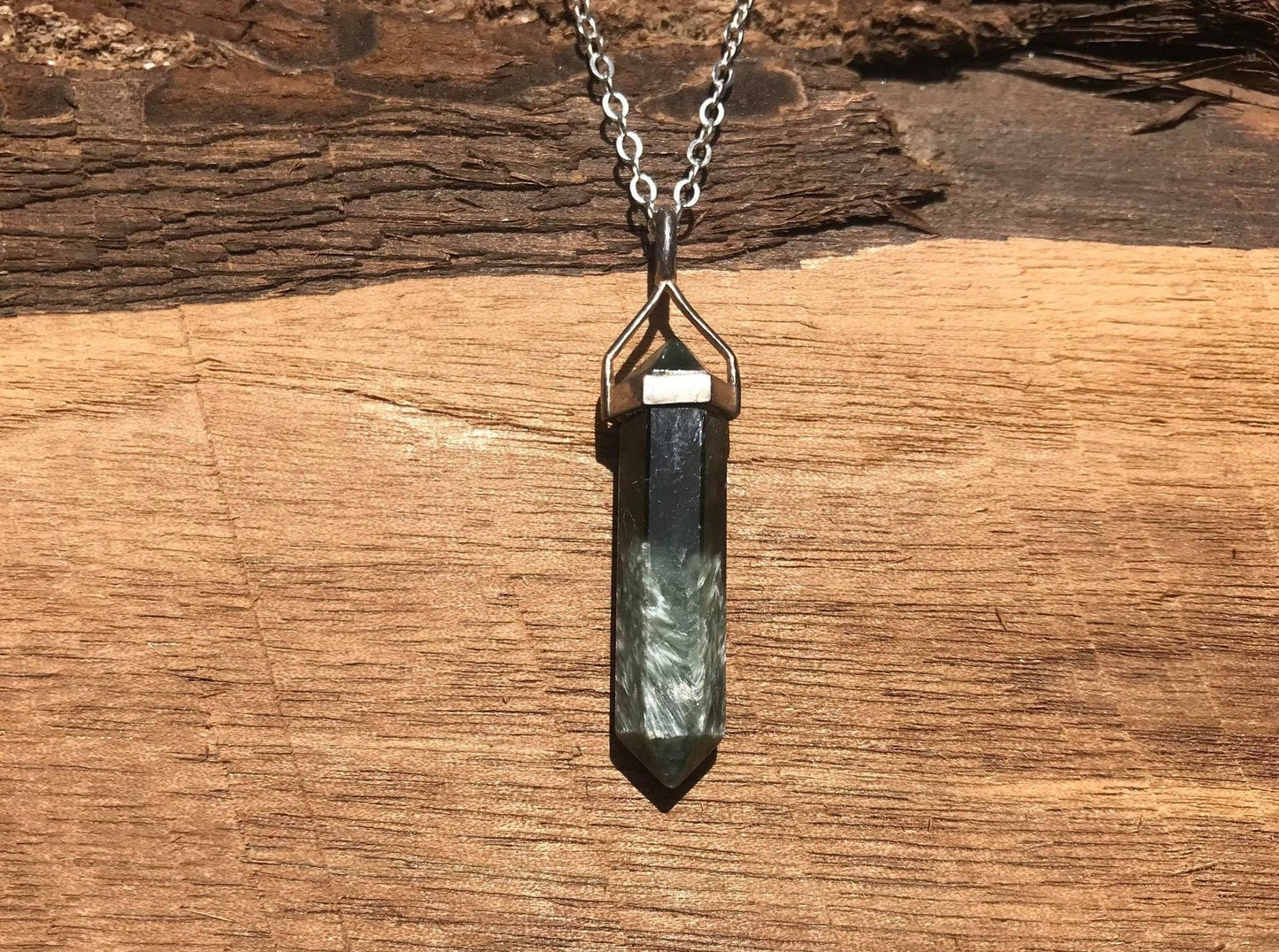 Seraphinite Pendant