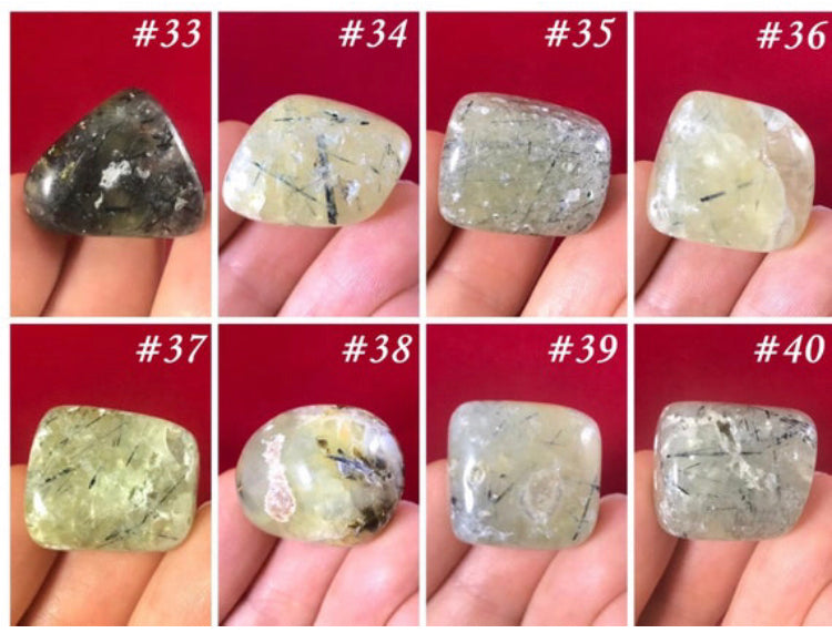 Prehnite Tumbled Stones