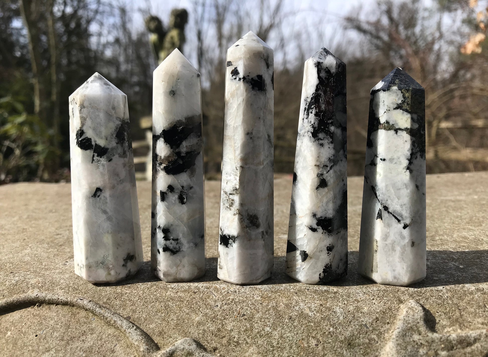 Rainbow Moonstone Towers - Gem Realm