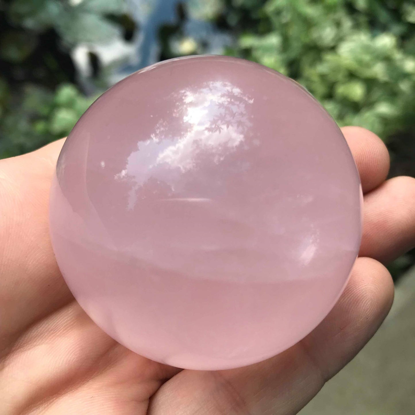 Rose Quartz Spheres - Gem Realm