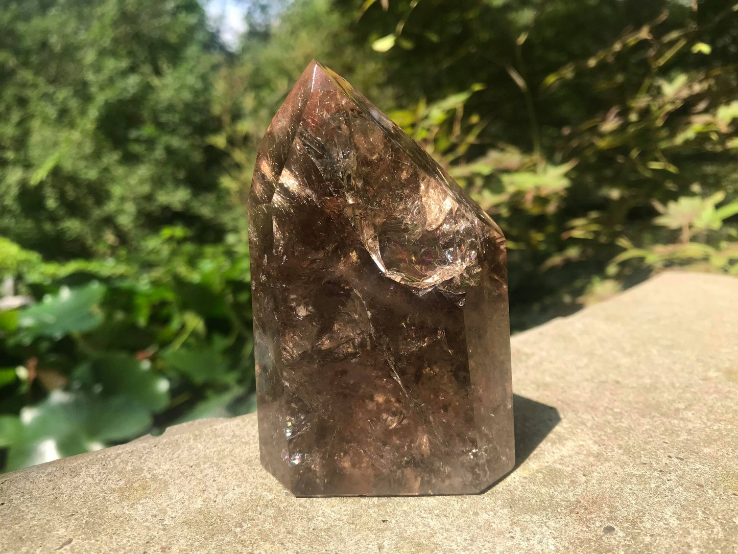 Smoky Garden Quartz Tower