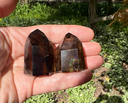 Smoky Quartz Tower Duo - Gem Realm 