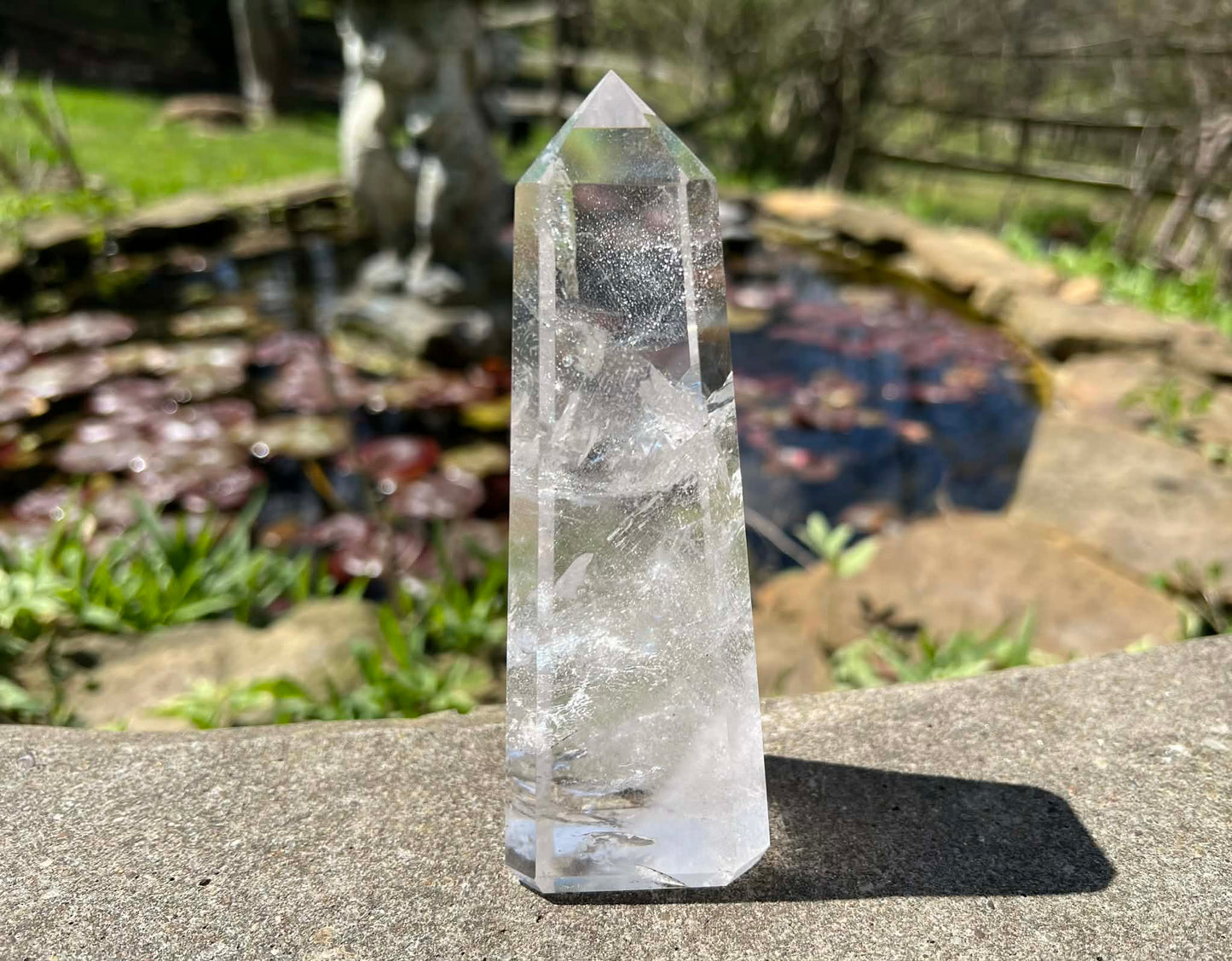 Quartz Crystal Tower ~ Large Obelisk - Gem Realm 
