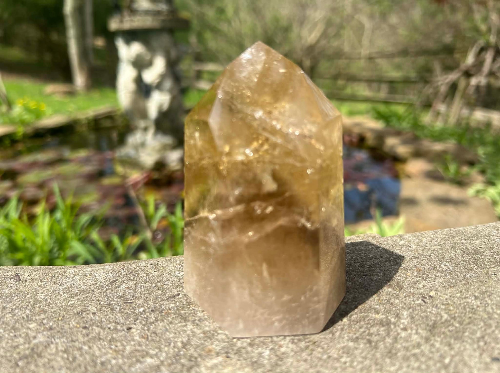 Smoky Citrine Quartz Tower - Gem Realm 