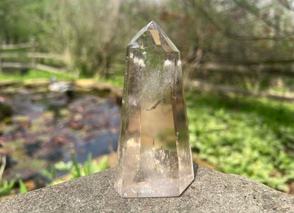 Quartz Crystal Tower ~ Light Smoky - Gem Realm 