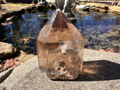 Smoky Garden Quartz Tower - Gem Realm 