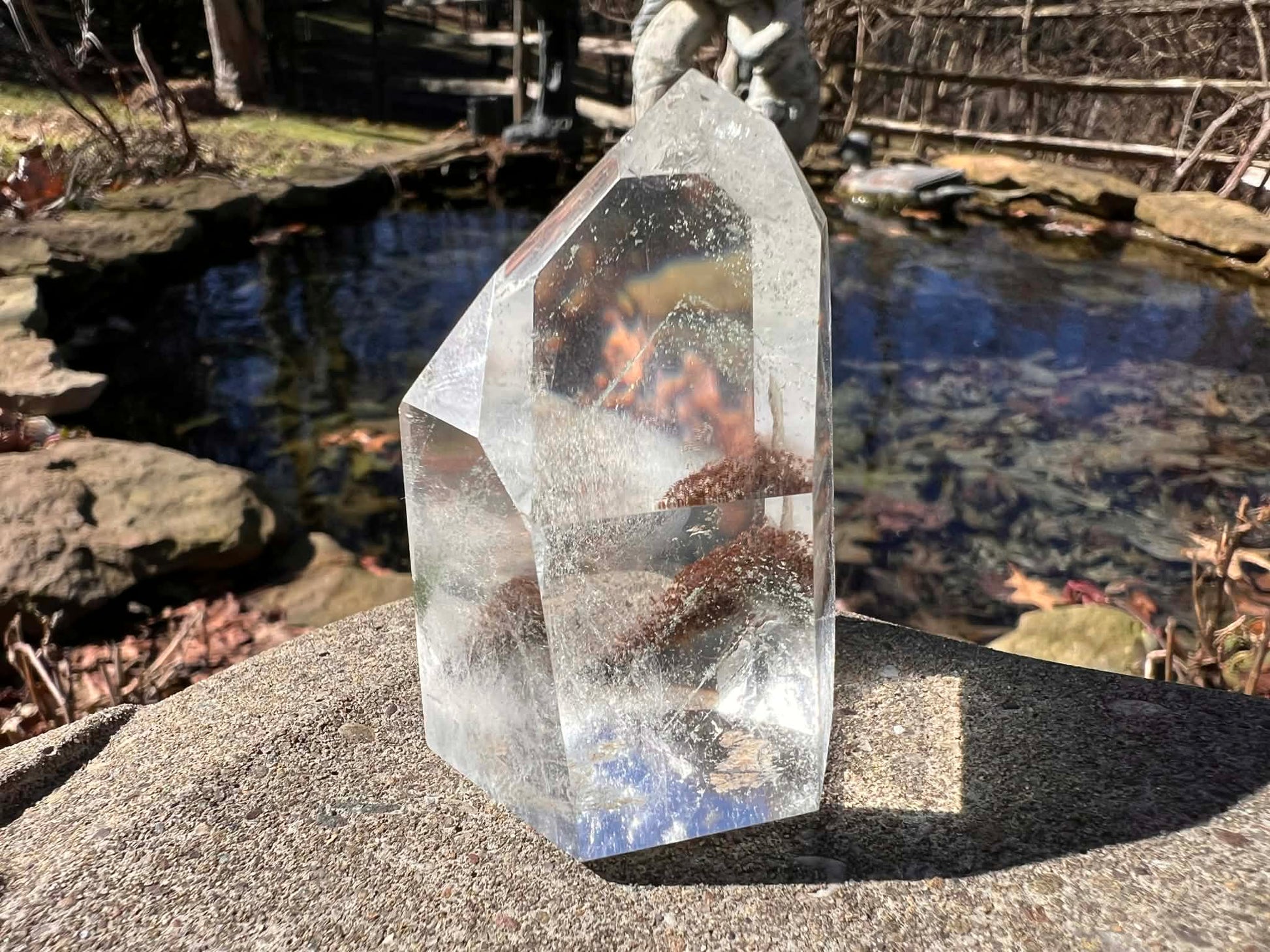 Garden Phantom Quartz Tower ~ Brazil - Gem Realm 