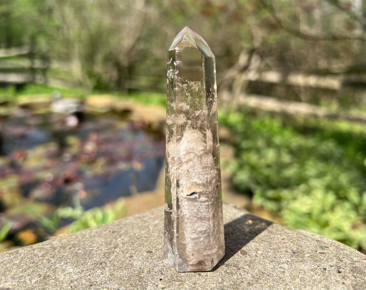 Smoky Garden Quartz ~ Phantom Tower - Gem Realm 