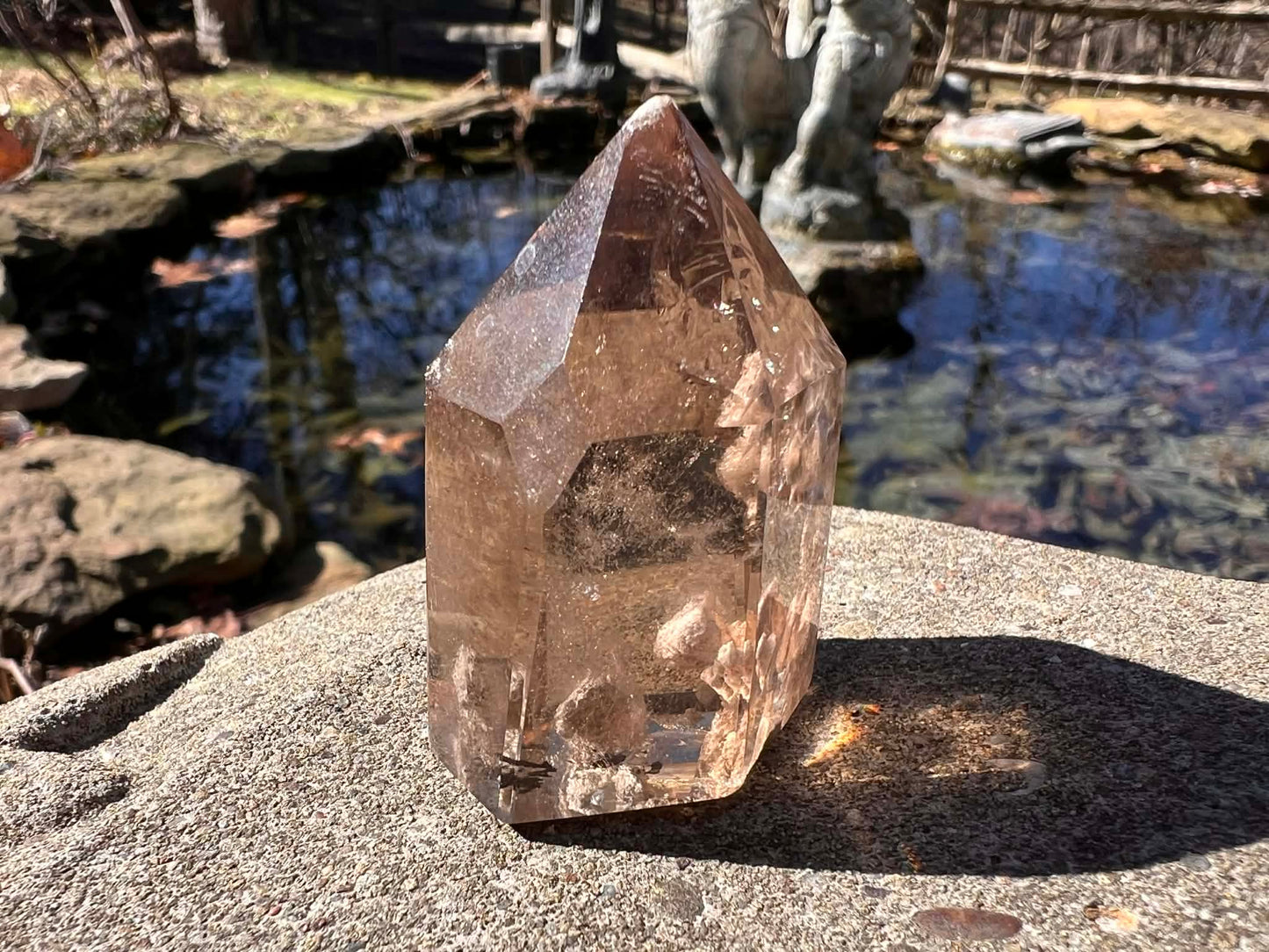 Smoky Garden Quartz Tower - Gem Realm 