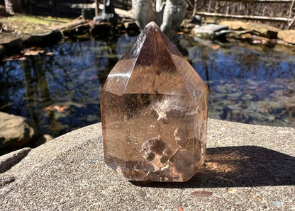 Smoky Garden Quartz Tower - Gem Realm 