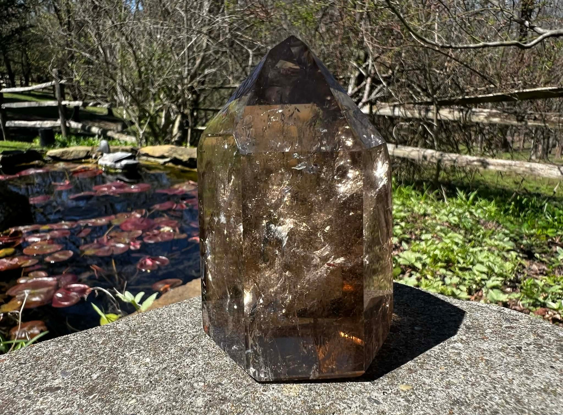 Smoky Quartz Tower ~ Brazil - Gem Realm 