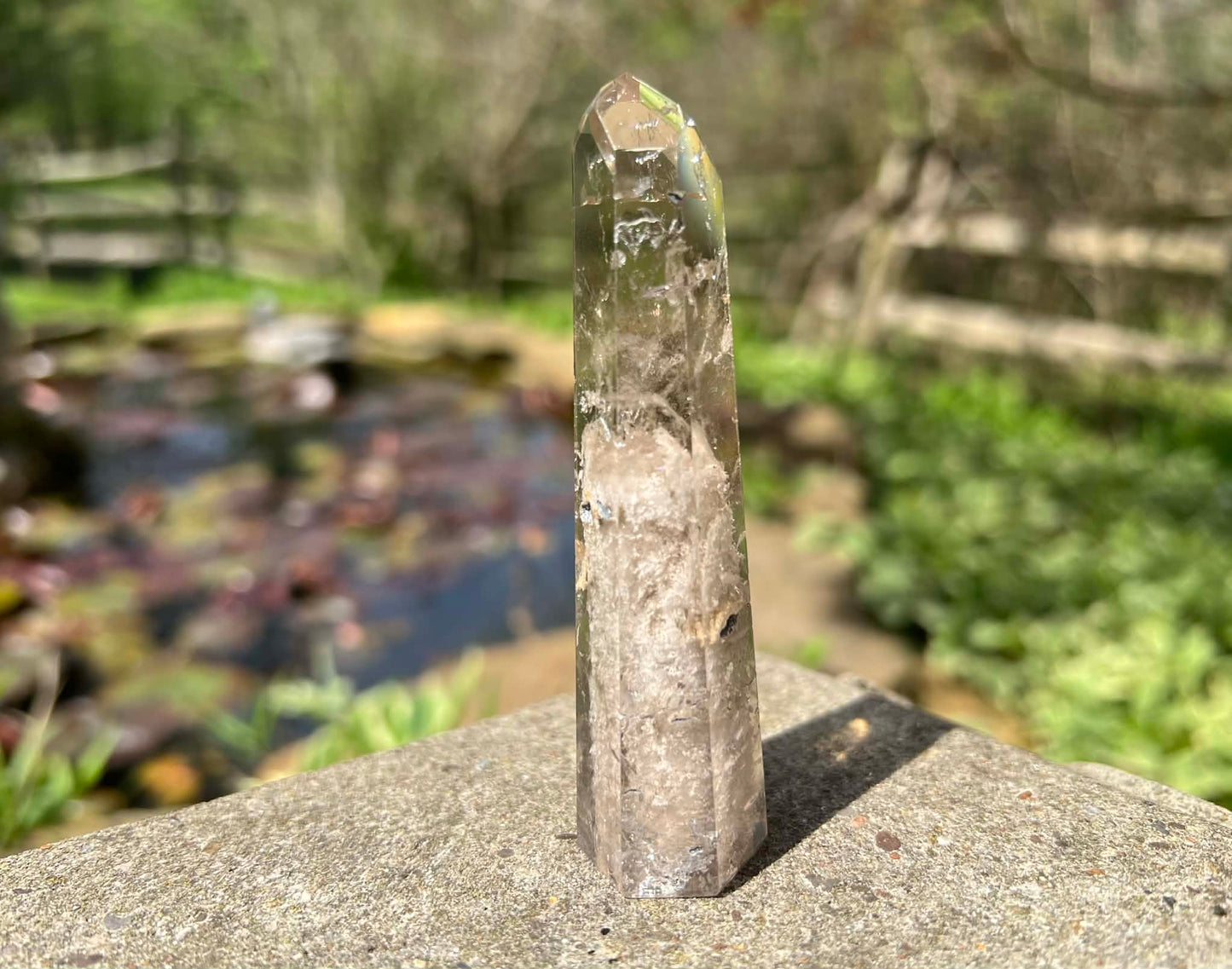 Smoky Garden Quartz ~ Phantom Tower - Gem Realm 