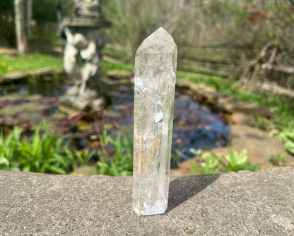 Quartz Crystal Tower ~ with inclusions ~ Large - Gem Realm 