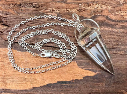 Quartz Crystal Vogel Pendant