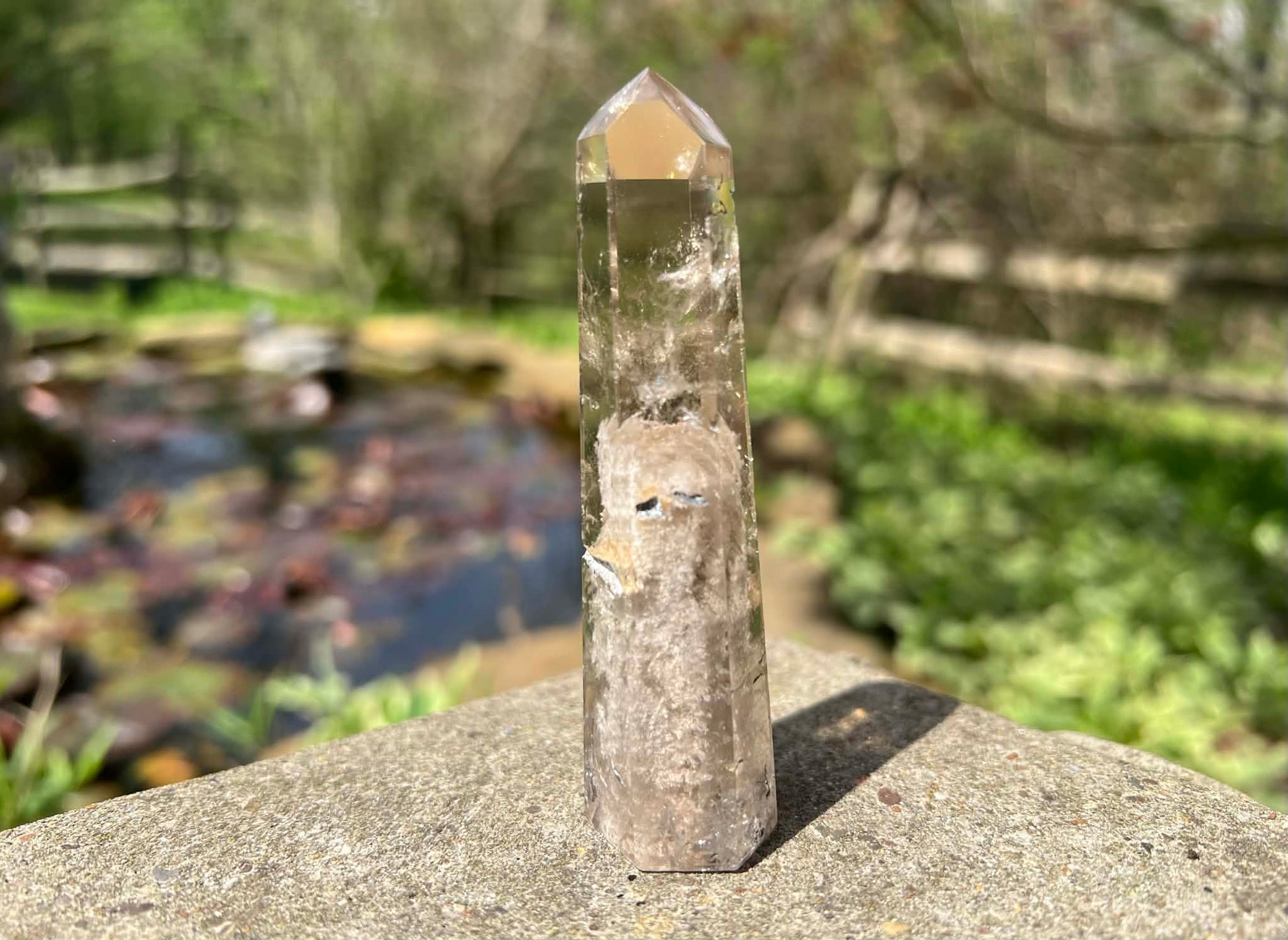 Smoky Garden Quartz ~ Phantom Tower - Gem Realm 