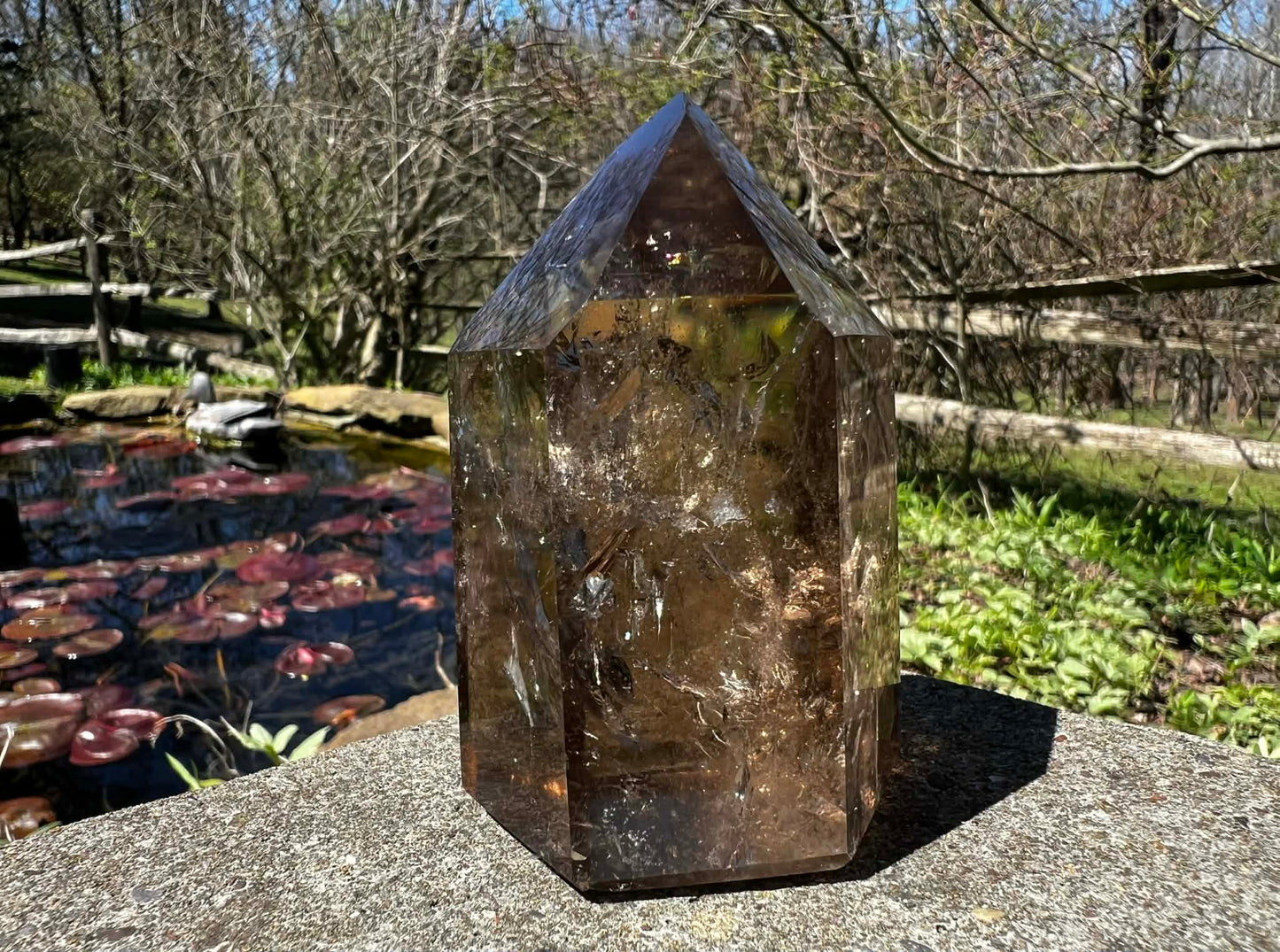 Smoky Quartz Tower ~ Brazil - Gem Realm 