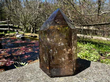 Smoky Quartz Tower ~ Brazil - Gem Realm 
