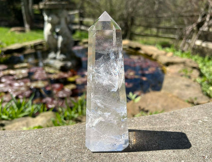 Quartz Crystal Tower ~ Large Obelisk - Gem Realm 