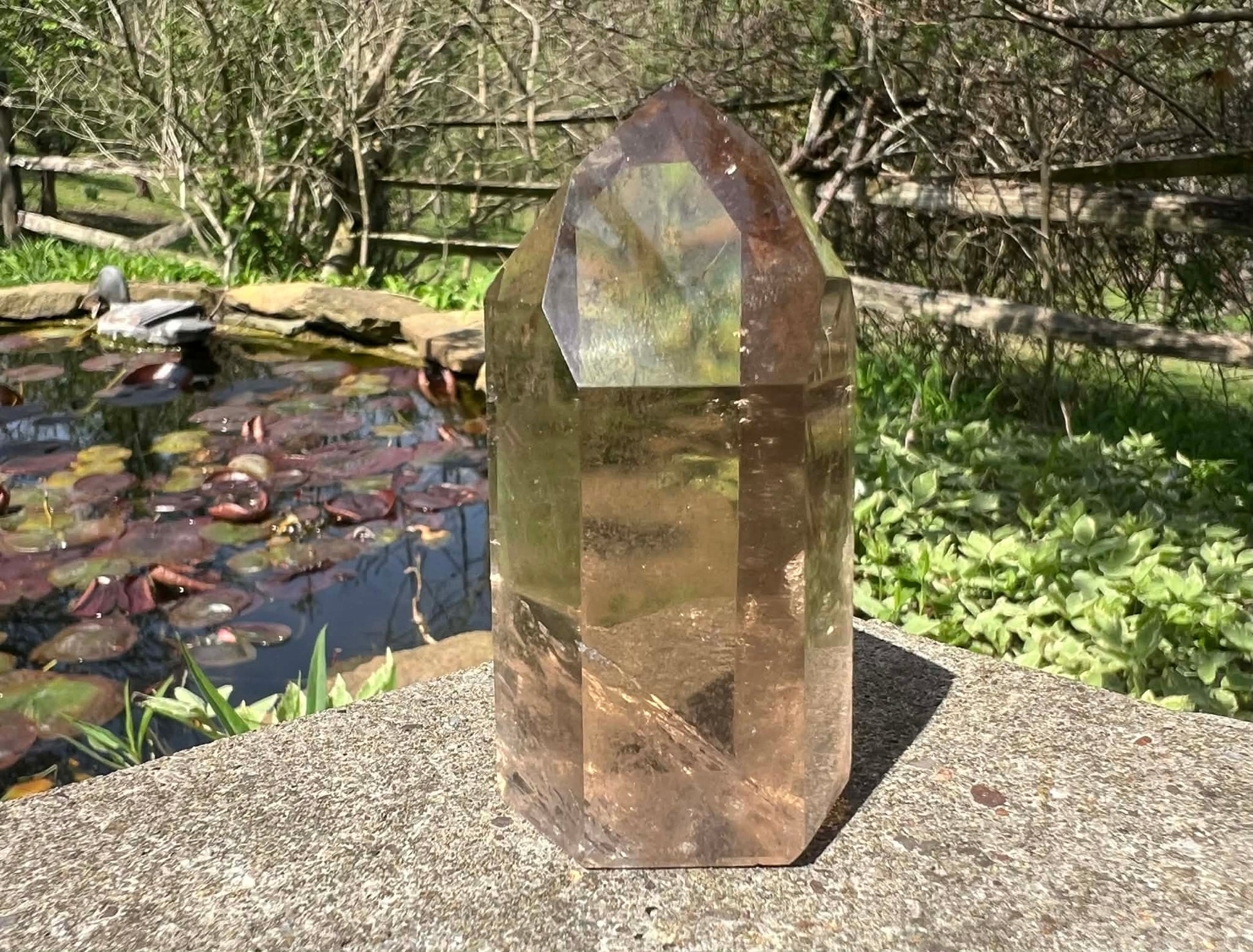 Smoky Quartz Tower - Gem Realm 