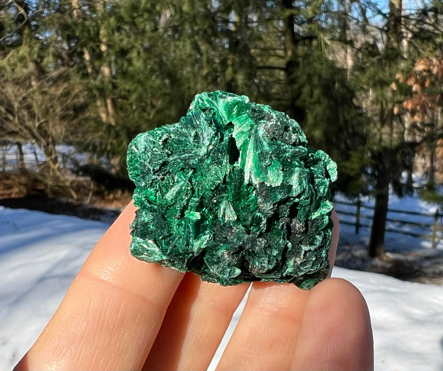 Silk Malachite Specimen #2