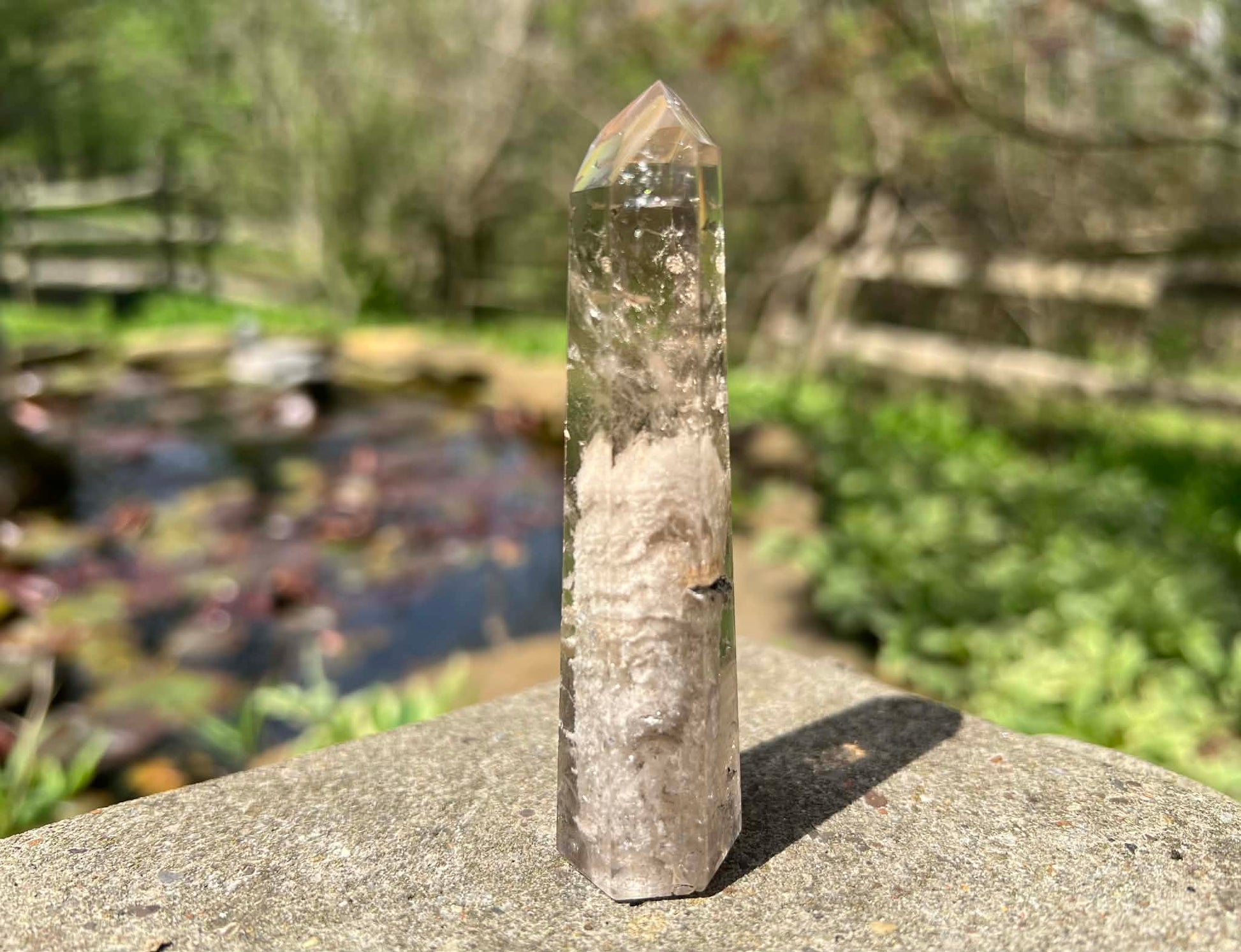 Smoky Garden Quartz ~ Phantom Tower - Gem Realm 