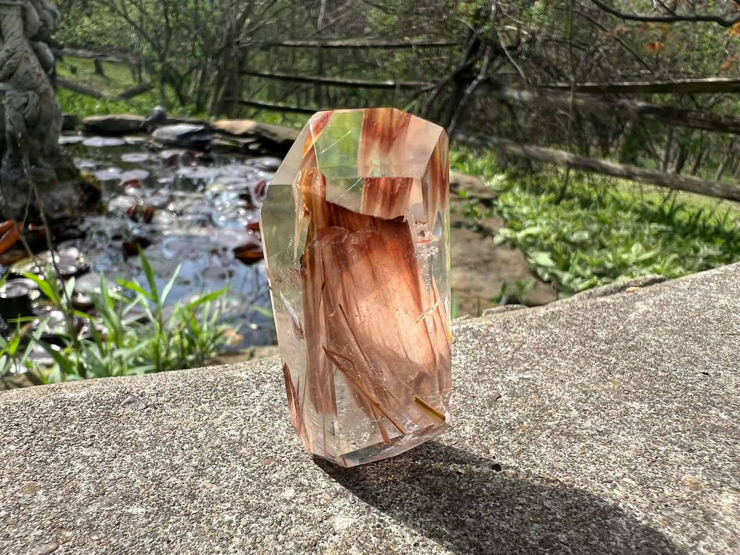 Amphibole Quartz Freeform - Gem Realm 