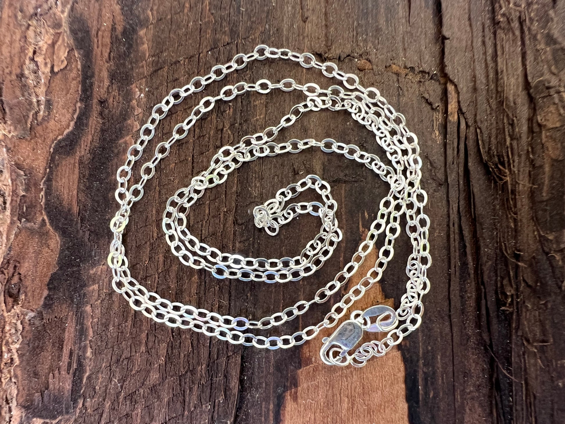Sterling Silver Cable Chain - Gem Realm 