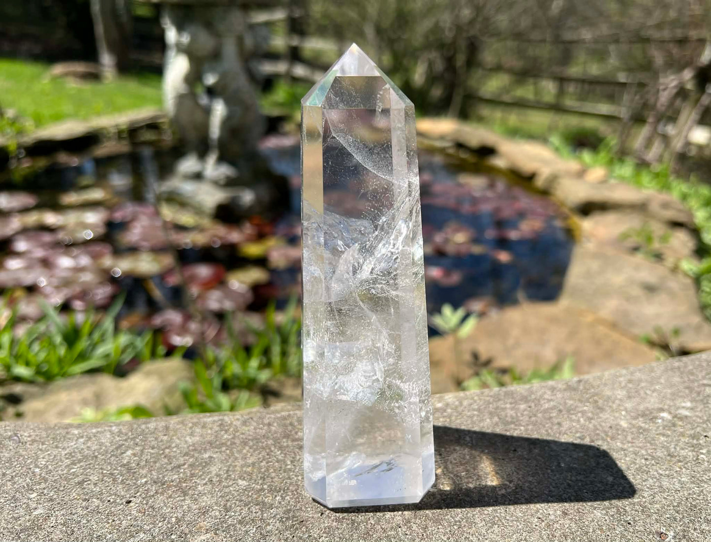 Quartz Crystal Tower ~ Large Obelisk - Gem Realm 