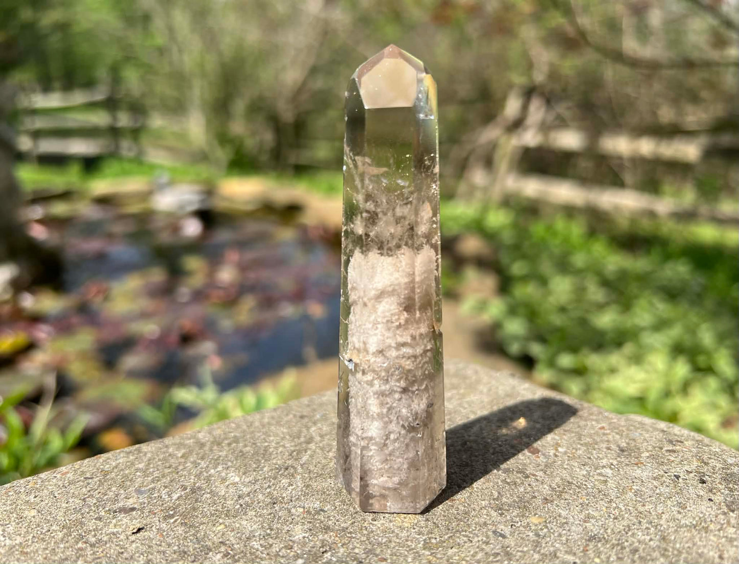 Smoky Garden Quartz ~ Phantom Tower - Gem Realm 