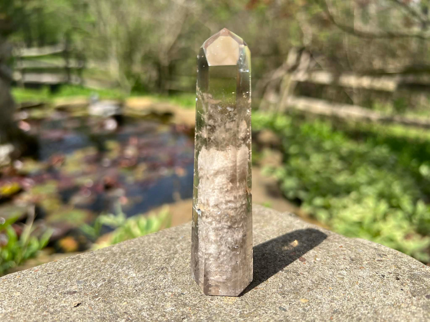 Smoky Garden Quartz ~ Phantom Tower - Gem Realm 