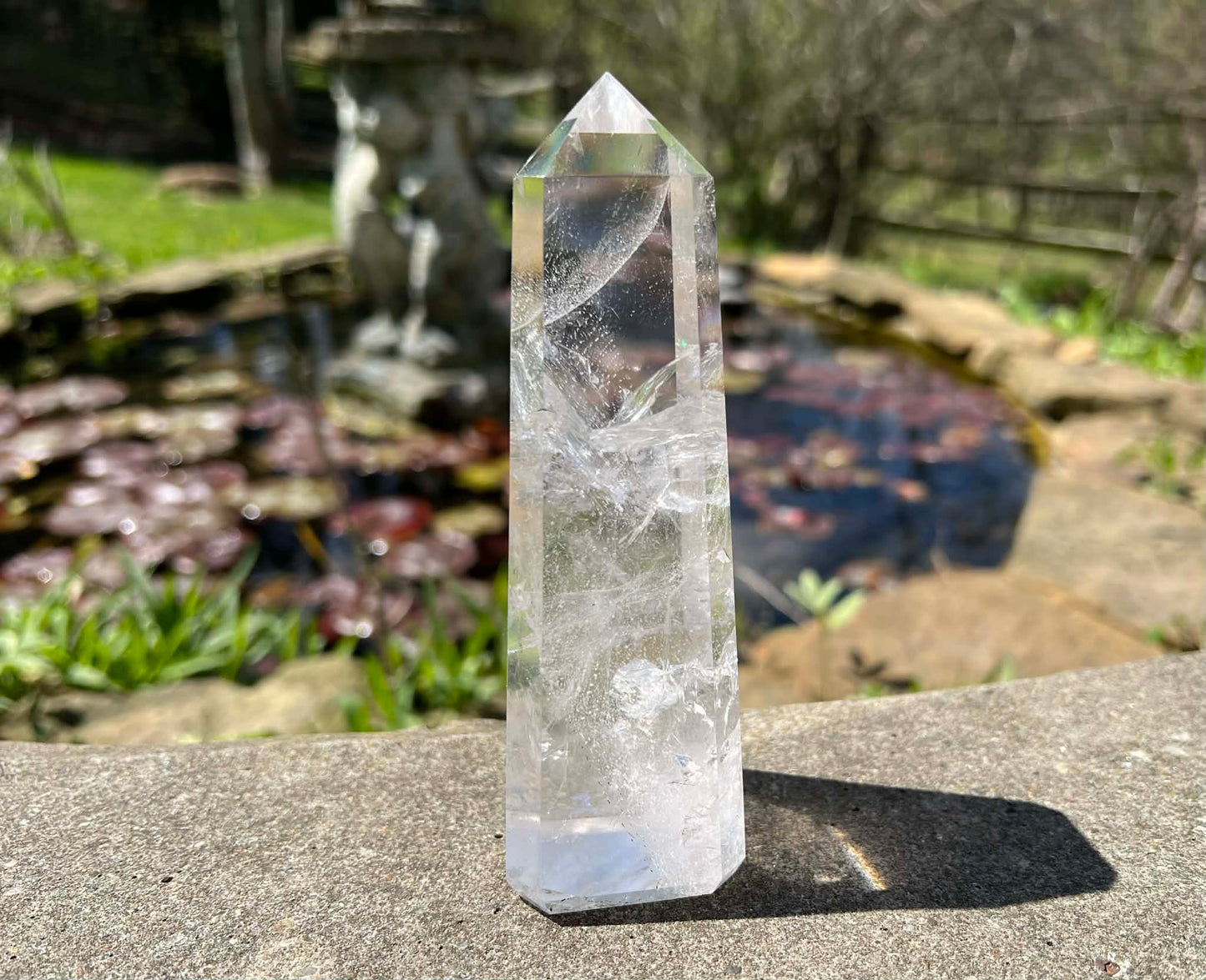 Quartz Crystal Tower ~ Large Obelisk - Gem Realm 
