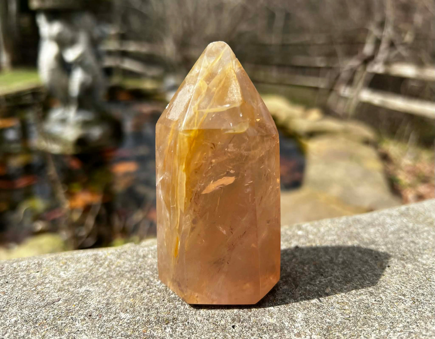 Hematoid Quartz Tower - Gem Realm 