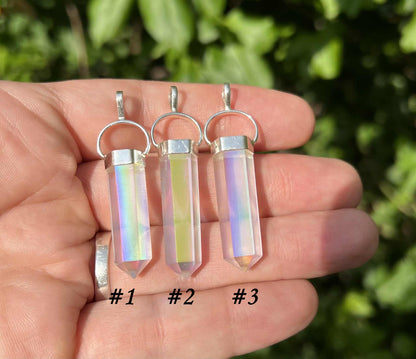 Angel Aura Quartz Pendant