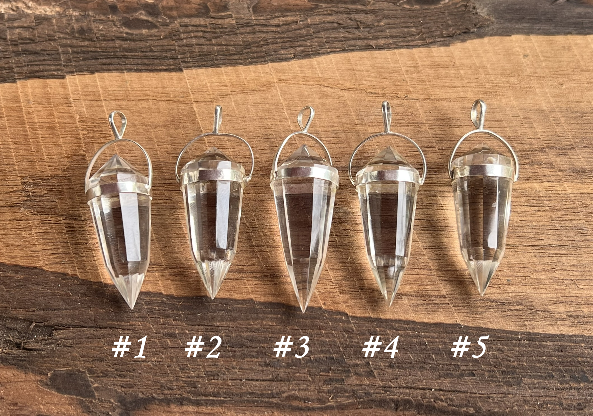 Quartz Crystal Vogel Pendant - Gem Realm 