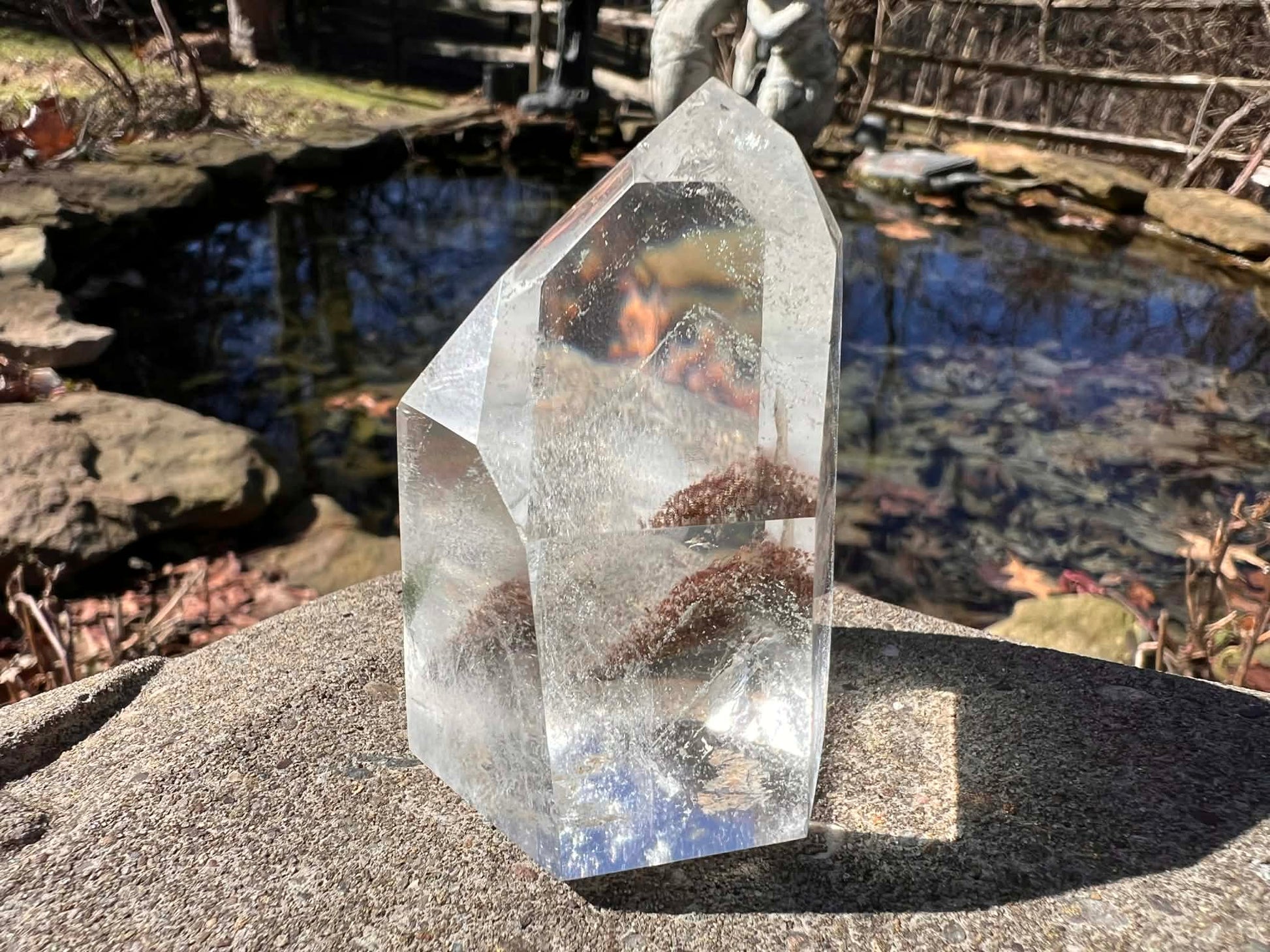 Garden Phantom Quartz Tower ~ Brazil - Gem Realm 