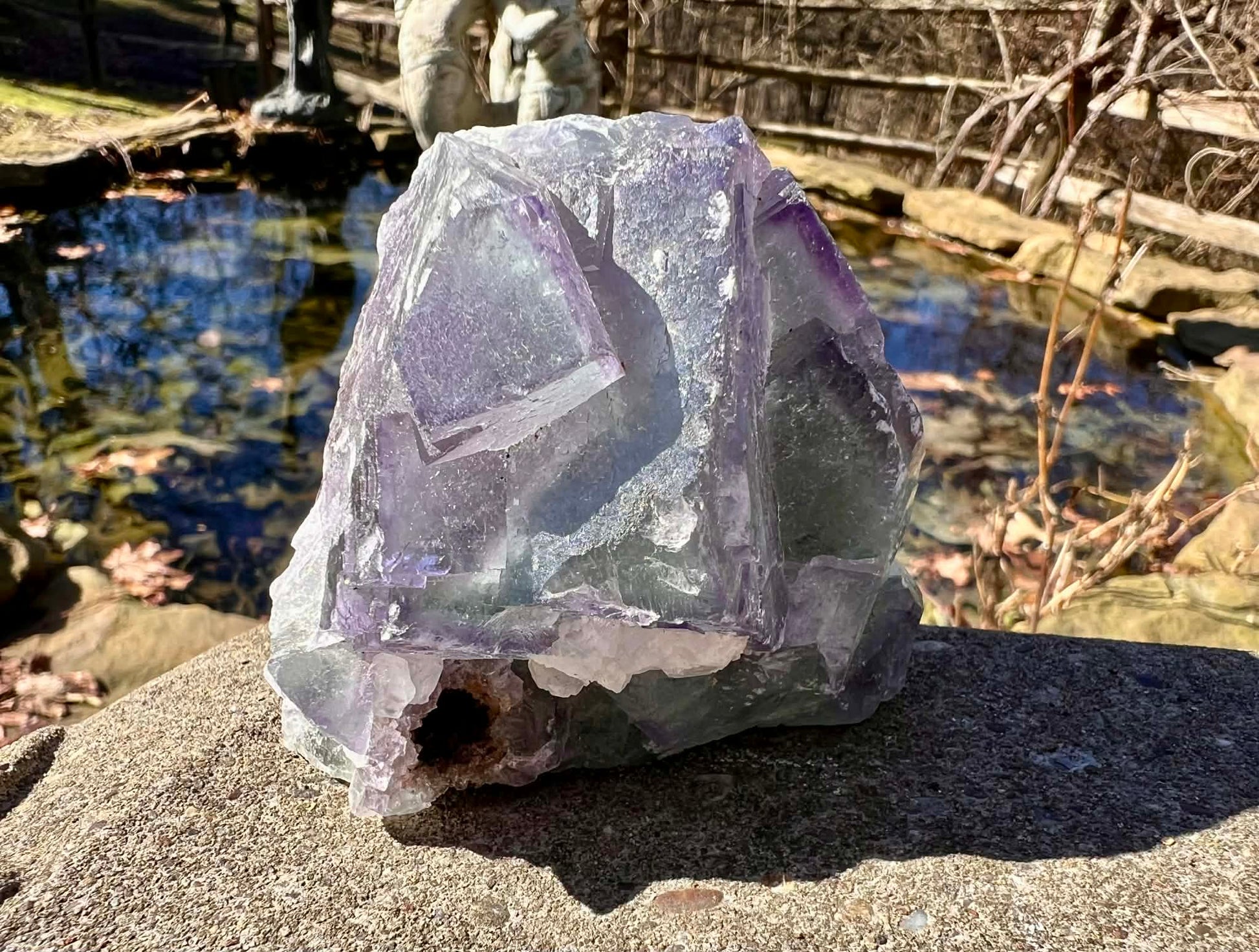 Rainbow Fluorite Specimen - Gem Realm 