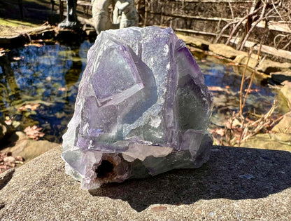 Rainbow Fluorite Specimen - Gem Realm 