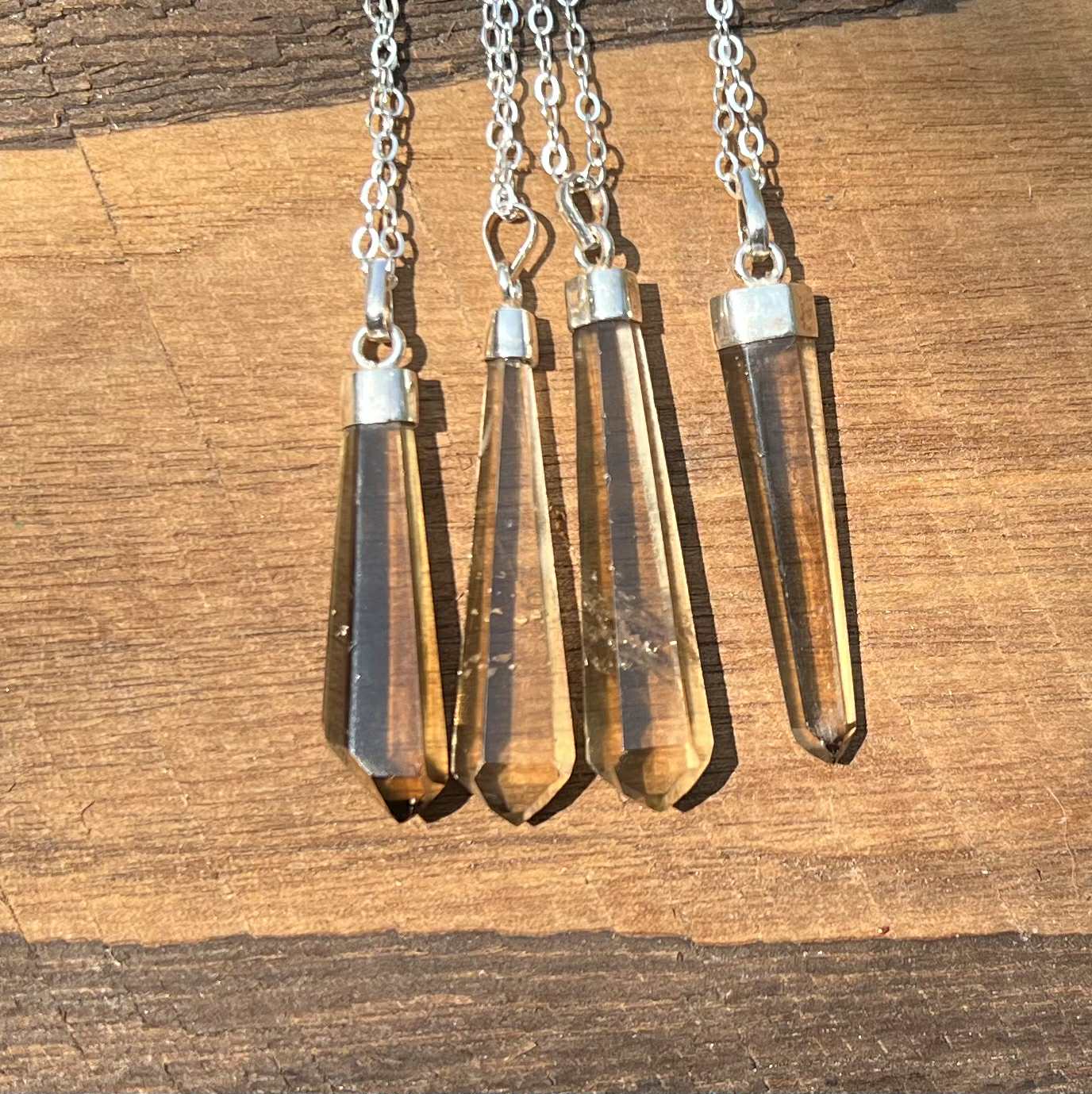 Natural Citrine Pendant - Gem Realm 