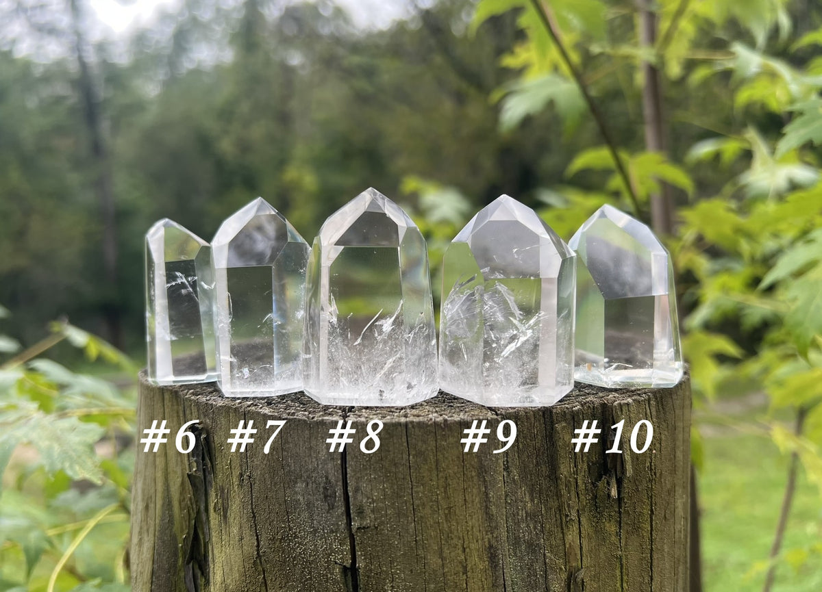 Clear Quartz Crystal Towers ~ Small ~ AA Grade - Gem Realm 