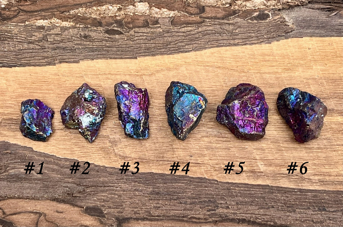 Chalcopyrite ~ Peacock Ore ~ Specimen - Gem Realm 
