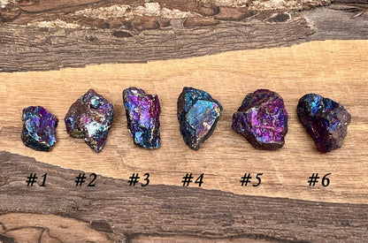 Chalcopyrite ~ Peacock Ore ~ Specimen - Gem Realm 
