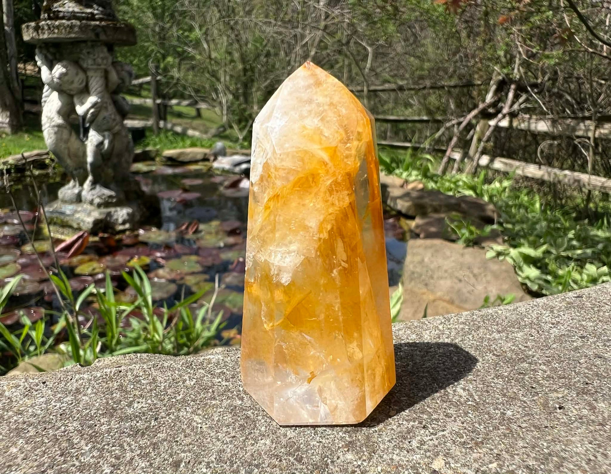 Hematoid Quartz Tower - Gem Realm 