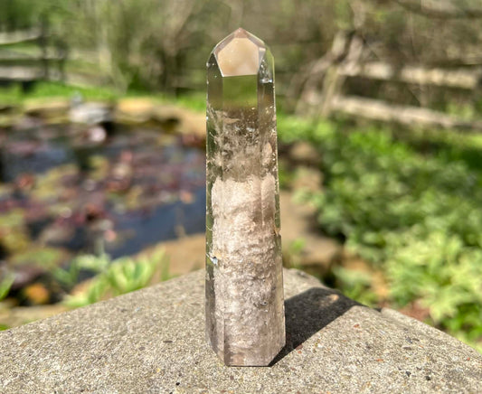 Smoky Garden Quartz ~ Phantom Tower - Gem Realm 