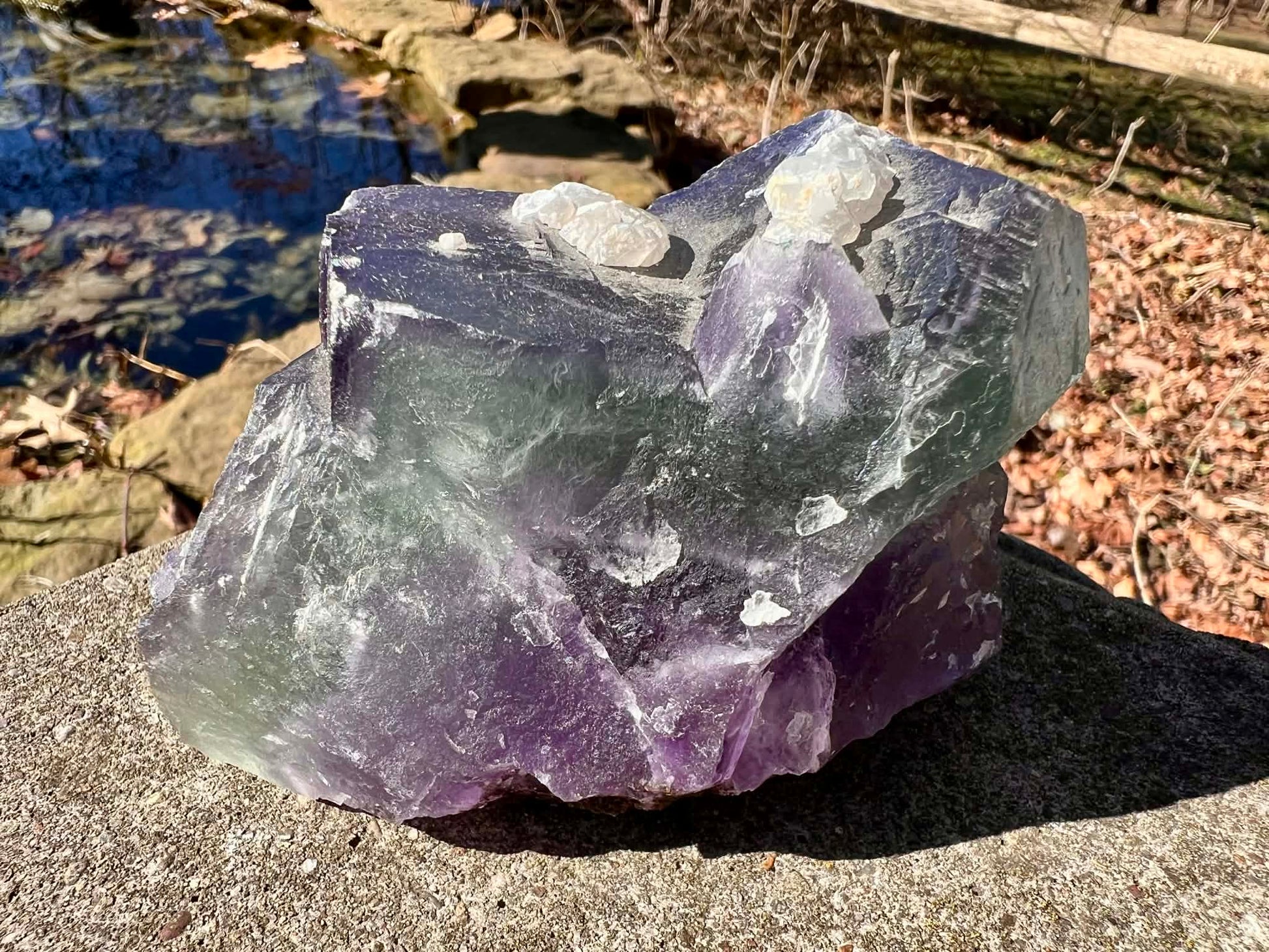 Rainbow Fluorite Specimen - Gem Realm 