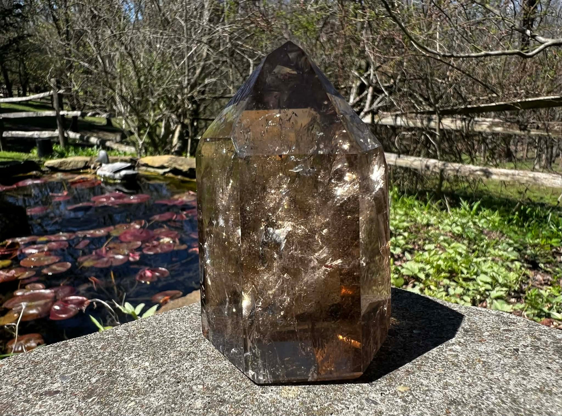 Smoky Quartz Tower ~ Brazil - Gem Realm 