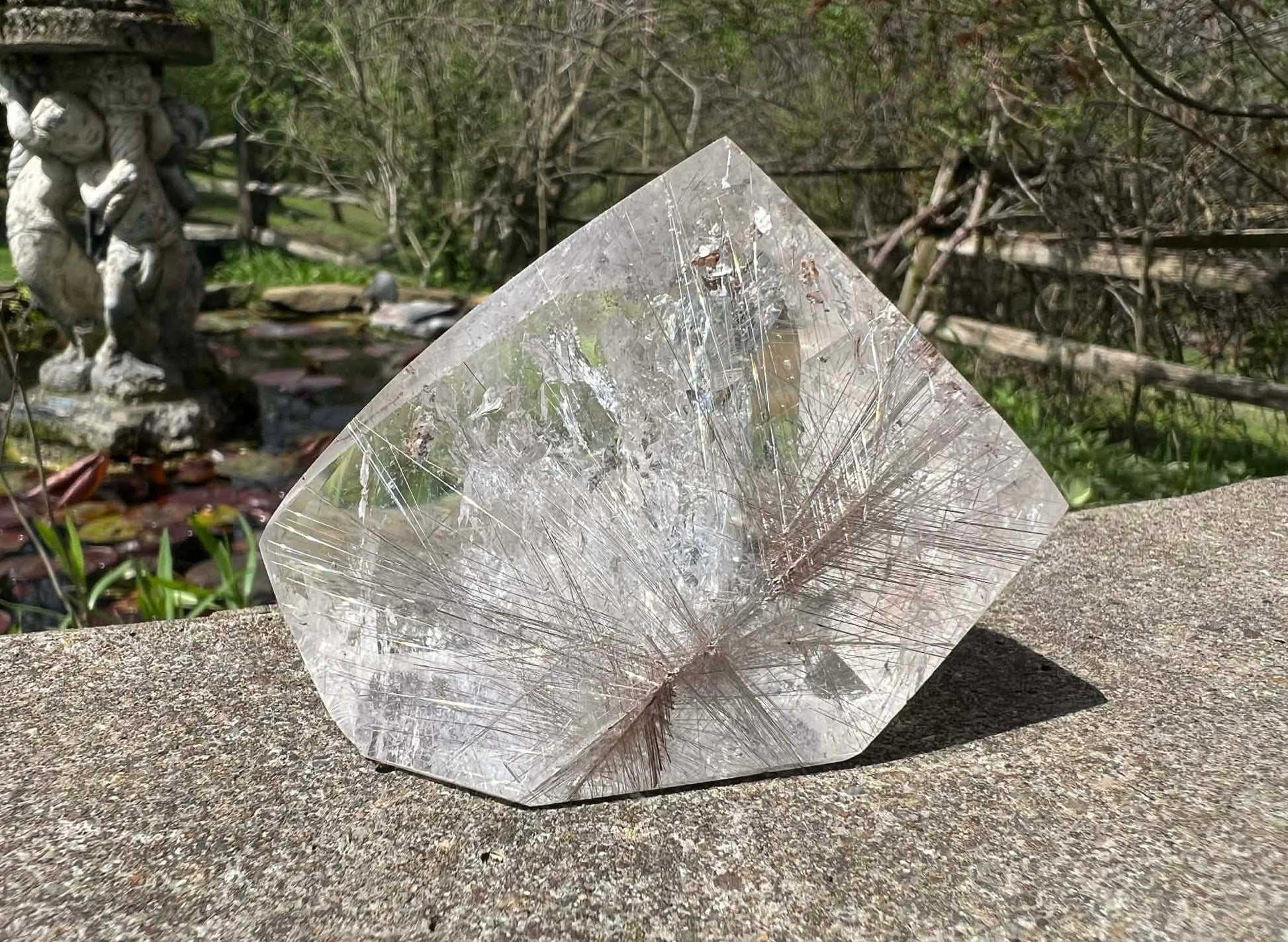 Rutilated Quartz Freeform - Gem Realm 