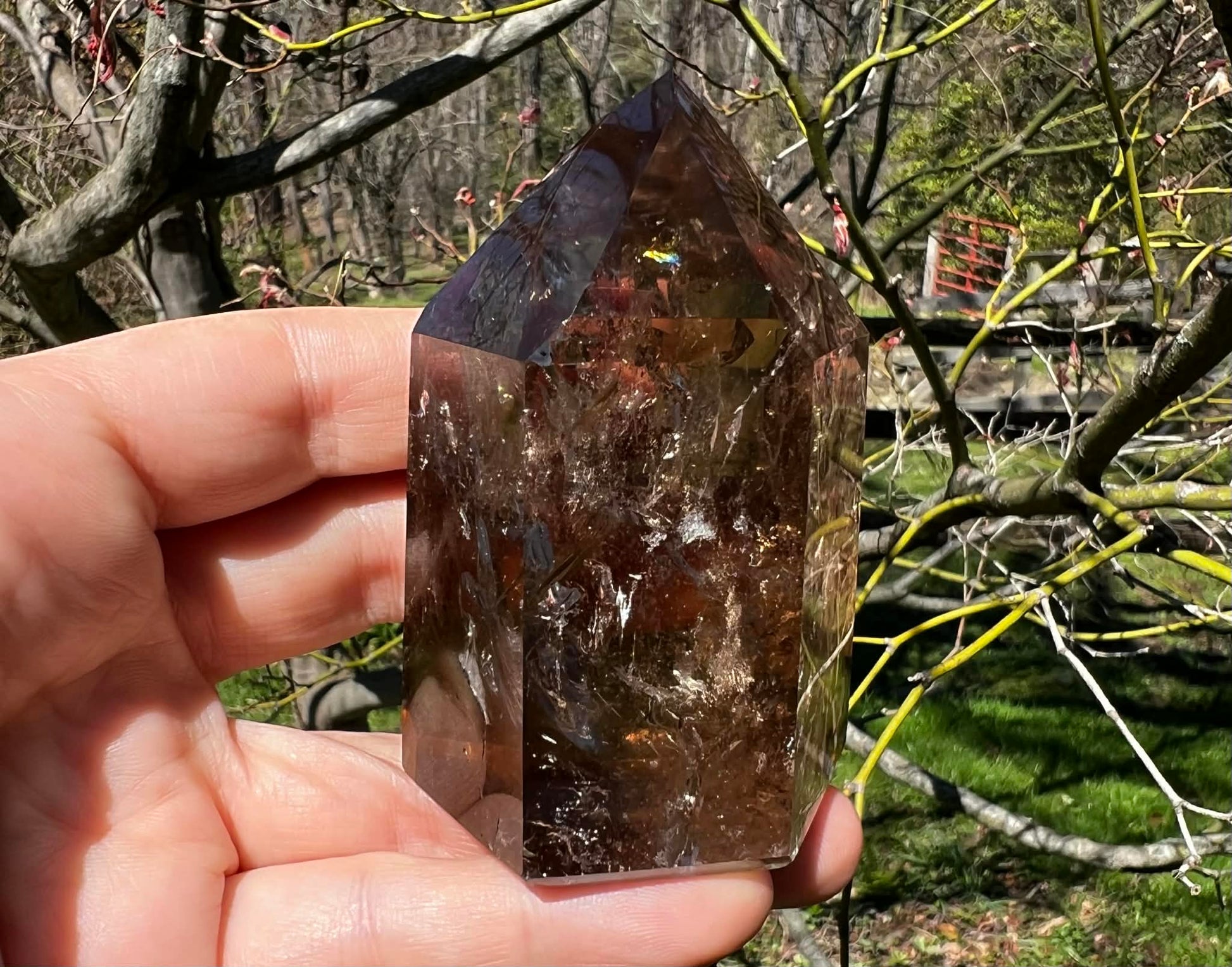 Smoky Quartz Tower ~ Brazil - Gem Realm 