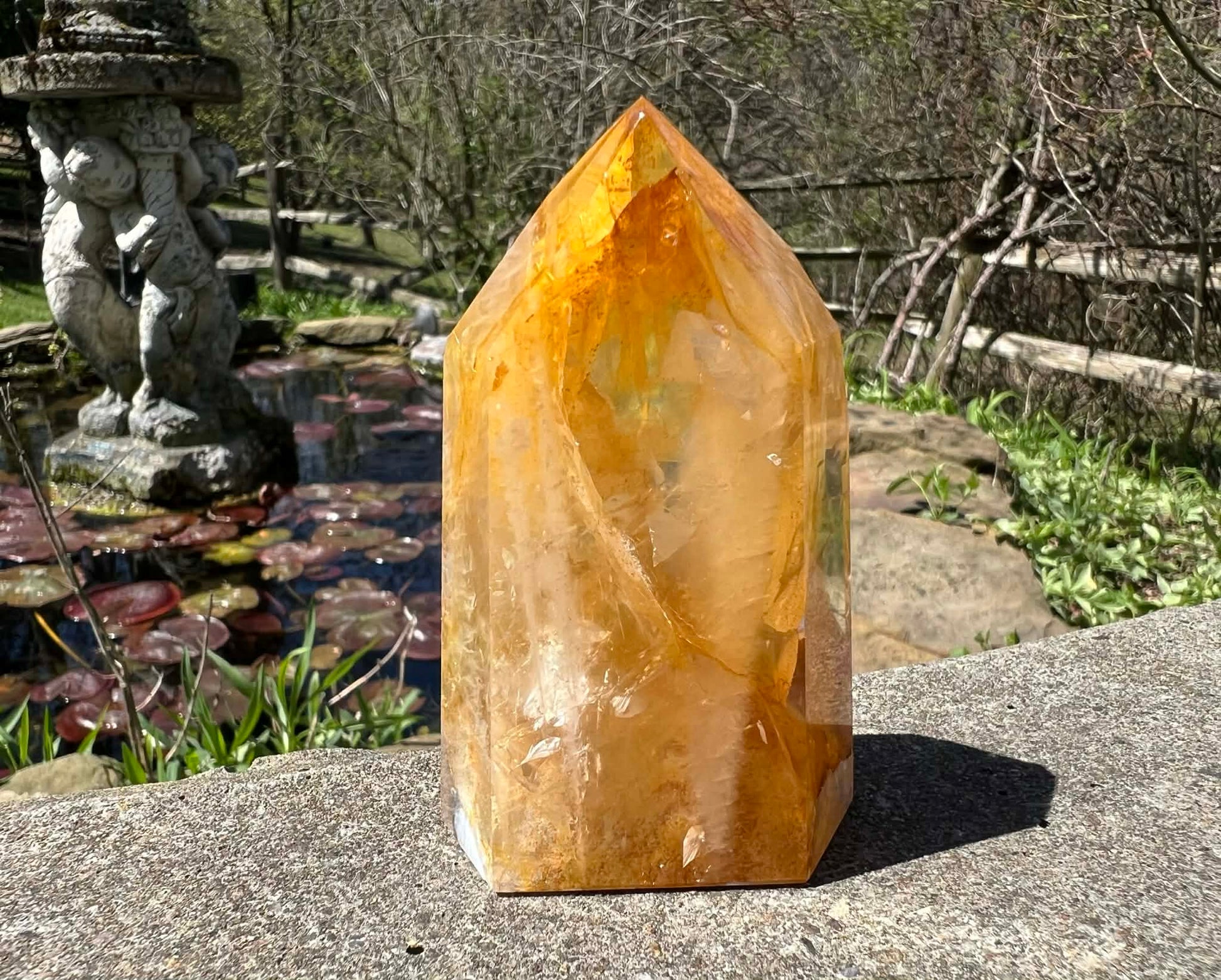 Hematoid Quartz Tower - Gem Realm 