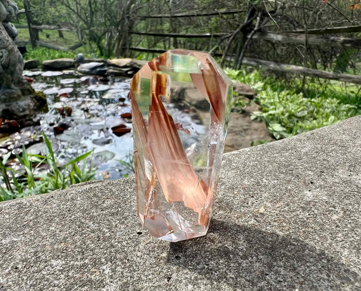 Amphibole Quartz Freeform - Gem Realm 