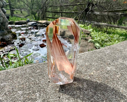 Amphibole Quartz Freeform - Gem Realm 